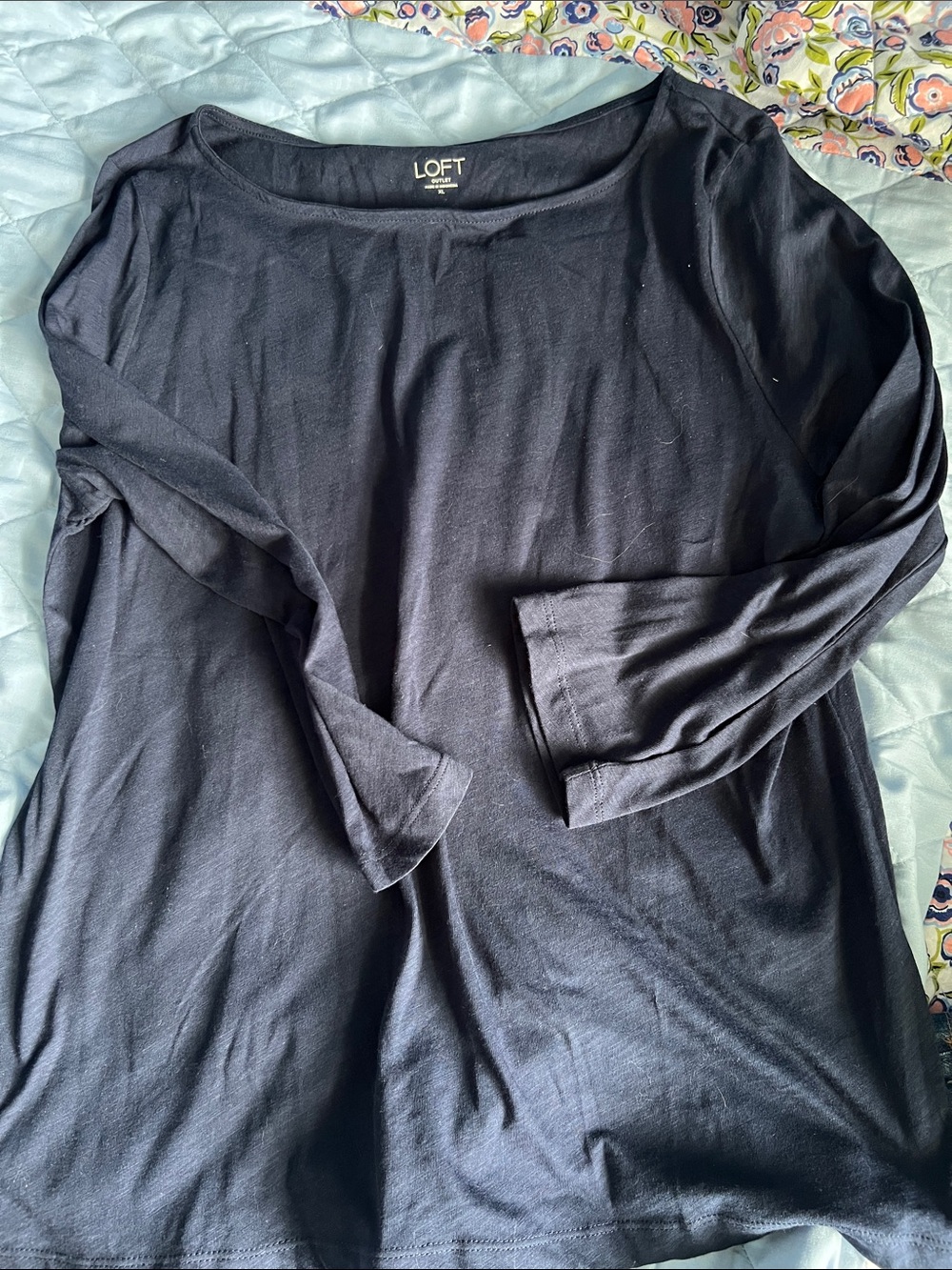 Loft outlet 3/4 sleeve shirt